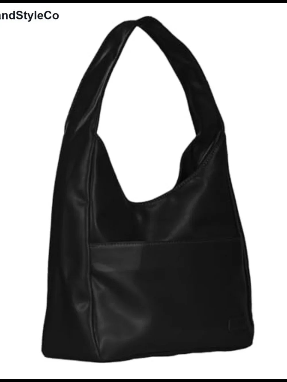 Soft Vegan Leather Hobo Shoulder Bag Slouchy Tote for Women Commute